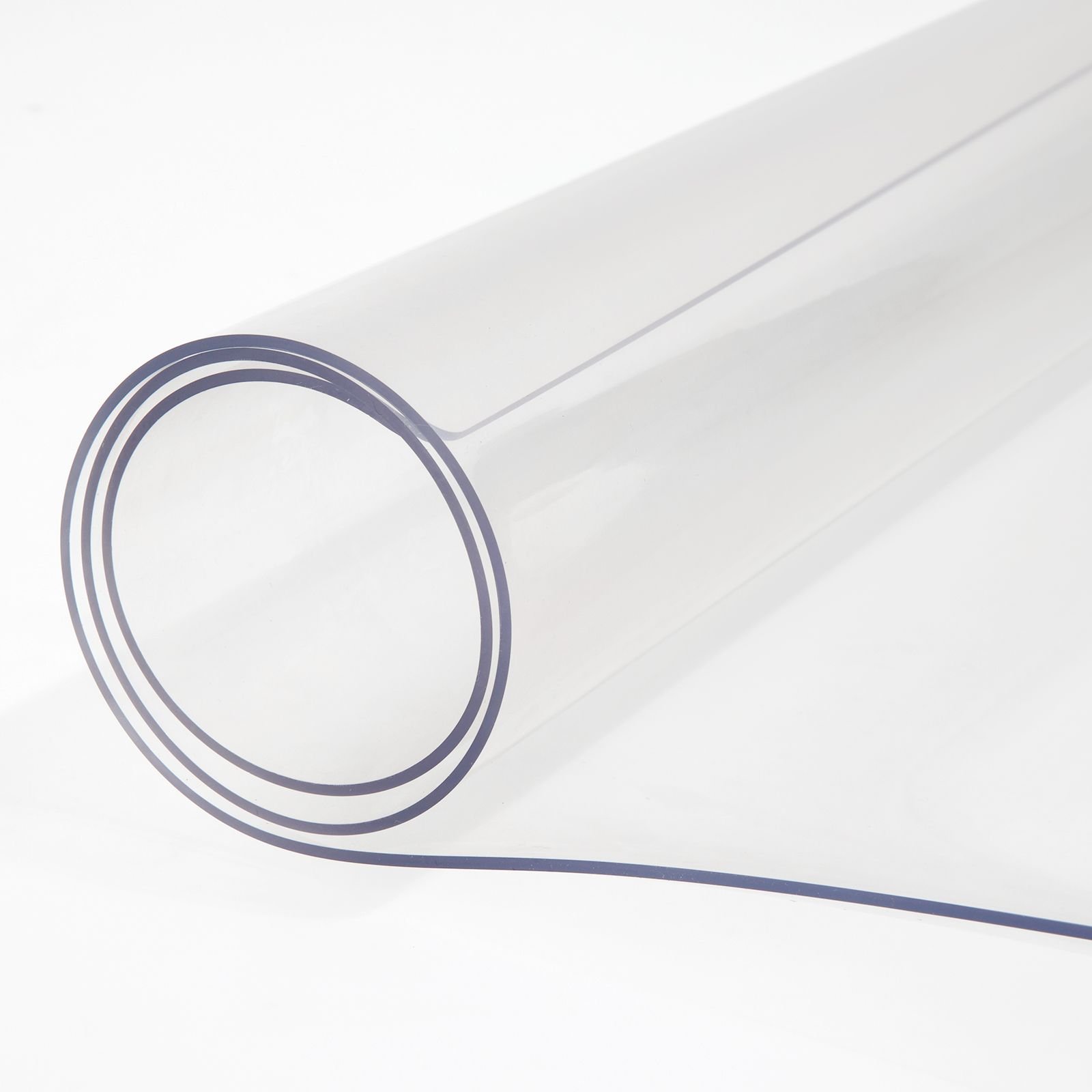 Plastic Table Cover, 46"x96"x0.08", Transparent PVC Table Protector, Rectangle Clear Desk Mat