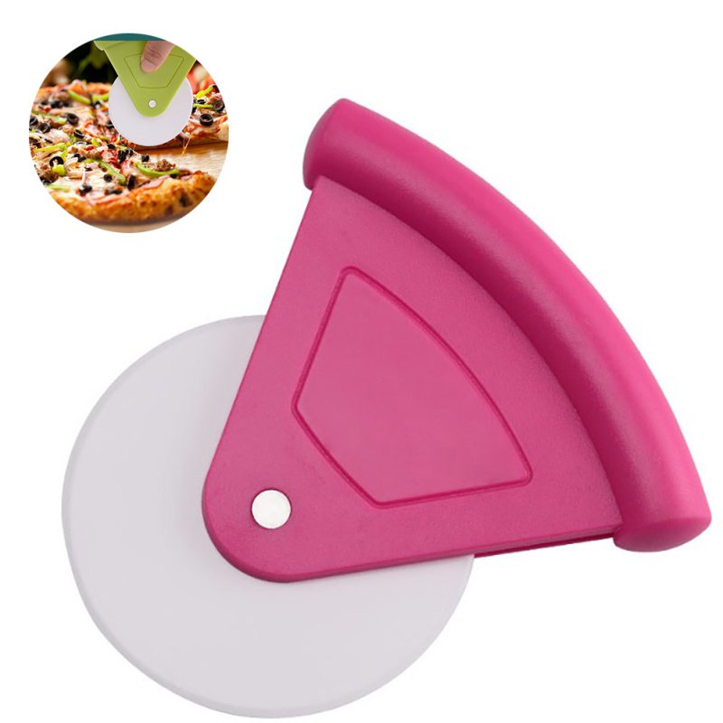 Plastic Pizza Wheels Cutter Pizza Slicing Tool Cake Bread Cutting Tools Baking Tools Bakeware (Option: Default)