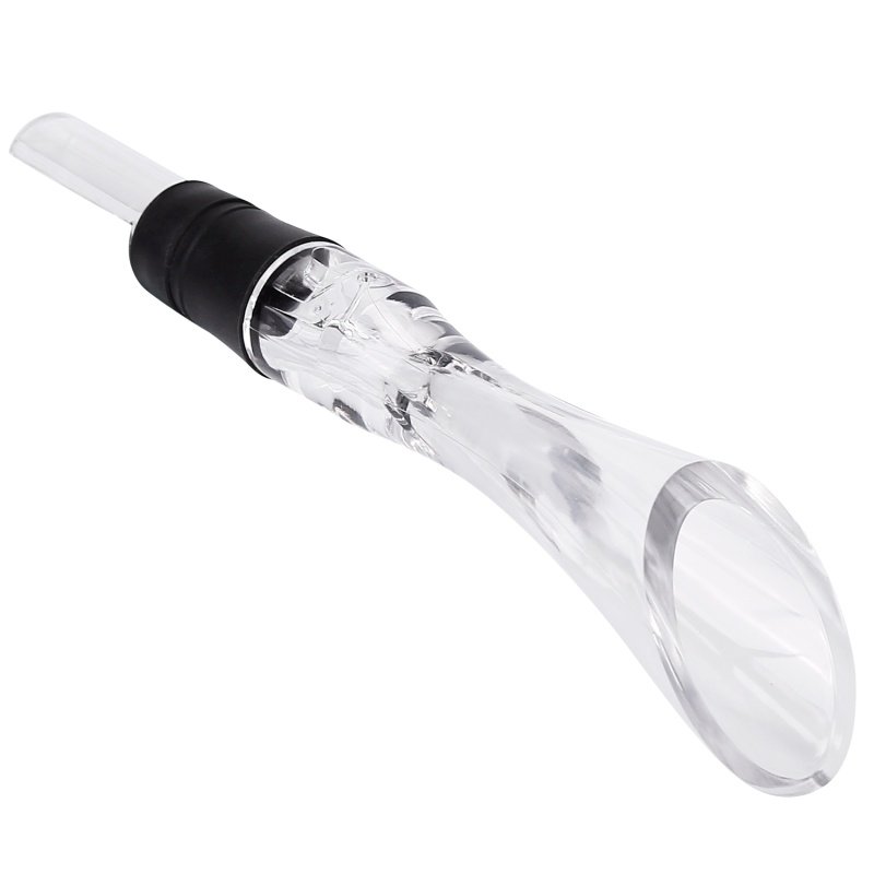 1Pc Wine Aerator Pourer Spout Decanter Spout Attachable In-Bottle Wine Drip Stopper (Option: Clear)