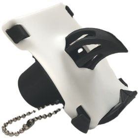 Portable bottle opener, a portable multi-functional keychain tool suitable for opening beer, soda, and screw-top bottles. It is suitable for trav (Color: White)