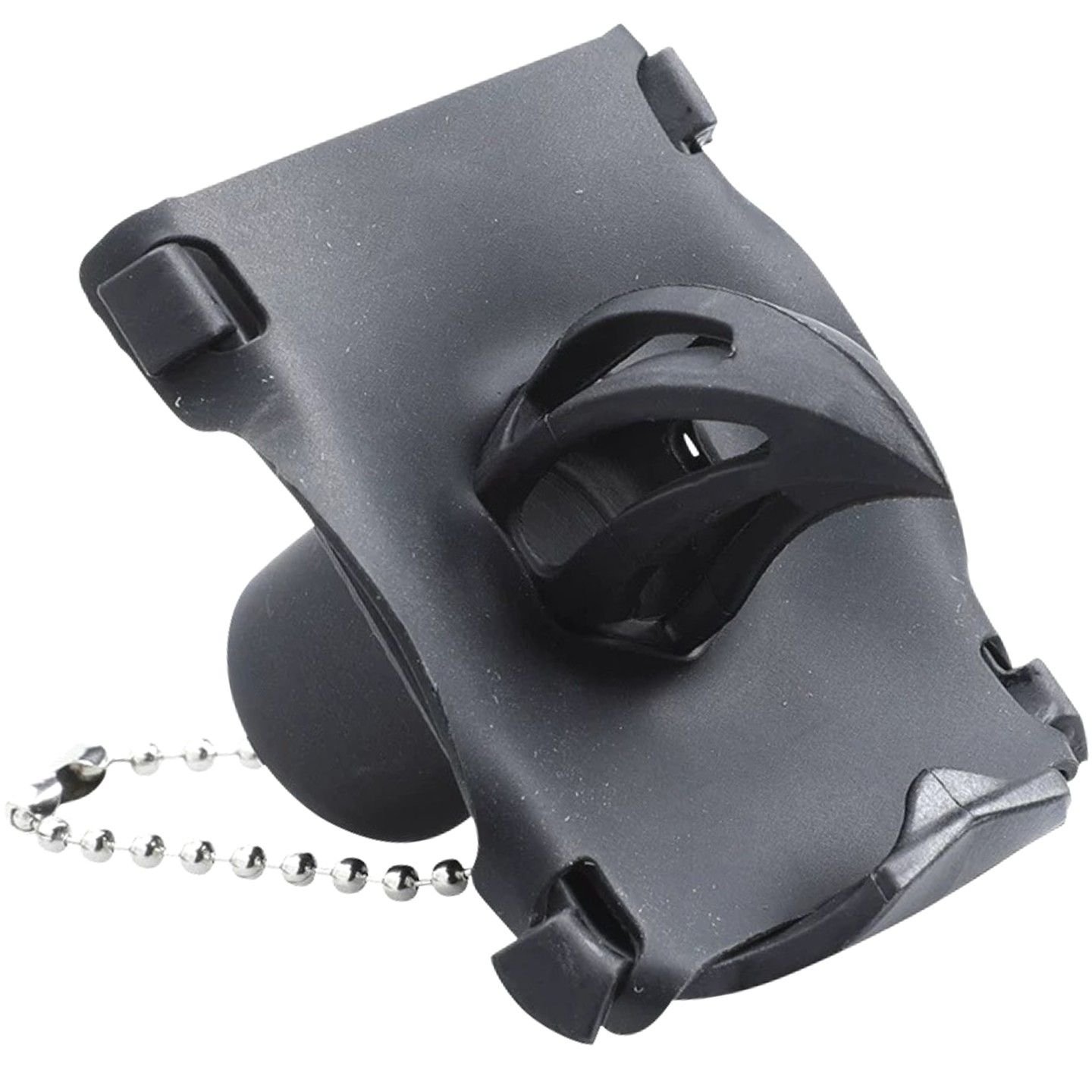 Portable bottle opener, a portable multi-functional keychain tool suitable for opening beer, soda, and screw-top bottles. It is suitable for trav (Color: Black)