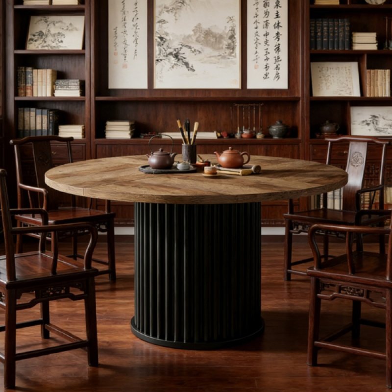 Round Dining Table (Only Dining Table) (Option: defaulttitle)